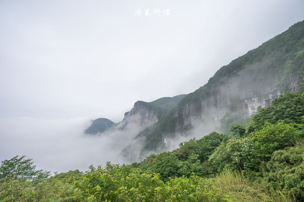 武隆景點,重慶旅遊,金佛山國家公園,金佛山索道,金佛山絕壁棧道,金佛山風景區 @捲毛阿偉