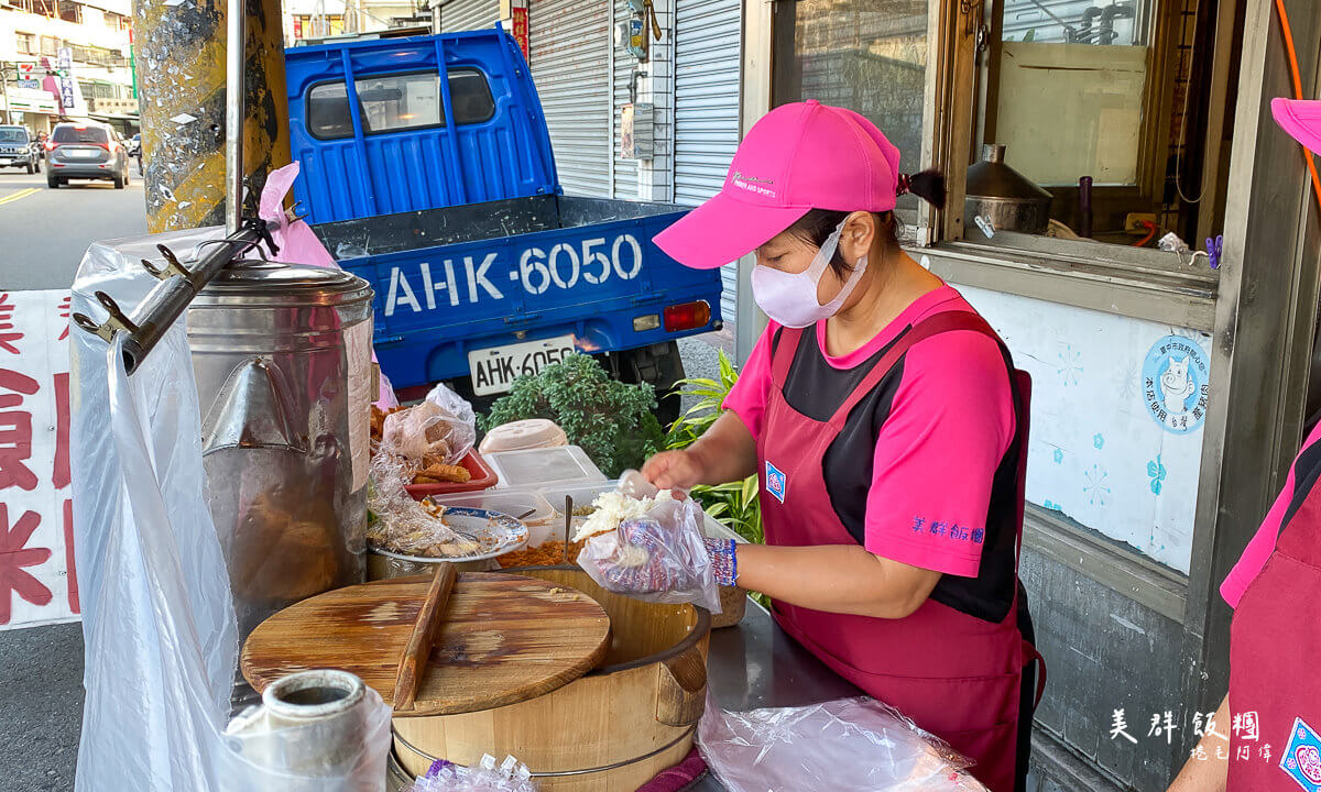 台中美食,台中飯糰,大里早餐,大里美食,大里飯糰,美群飯糰 @捲毛阿偉